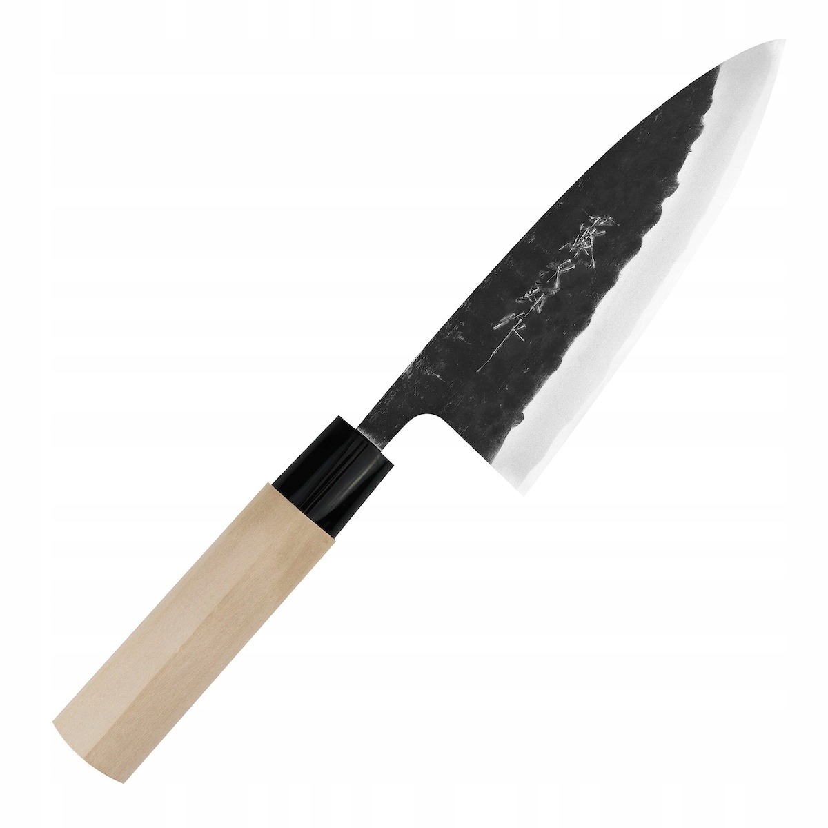Tojiro Black Hammered Shirogami#2 Japonský kuchynský nôž Deba 60-61HR 16,5 cm