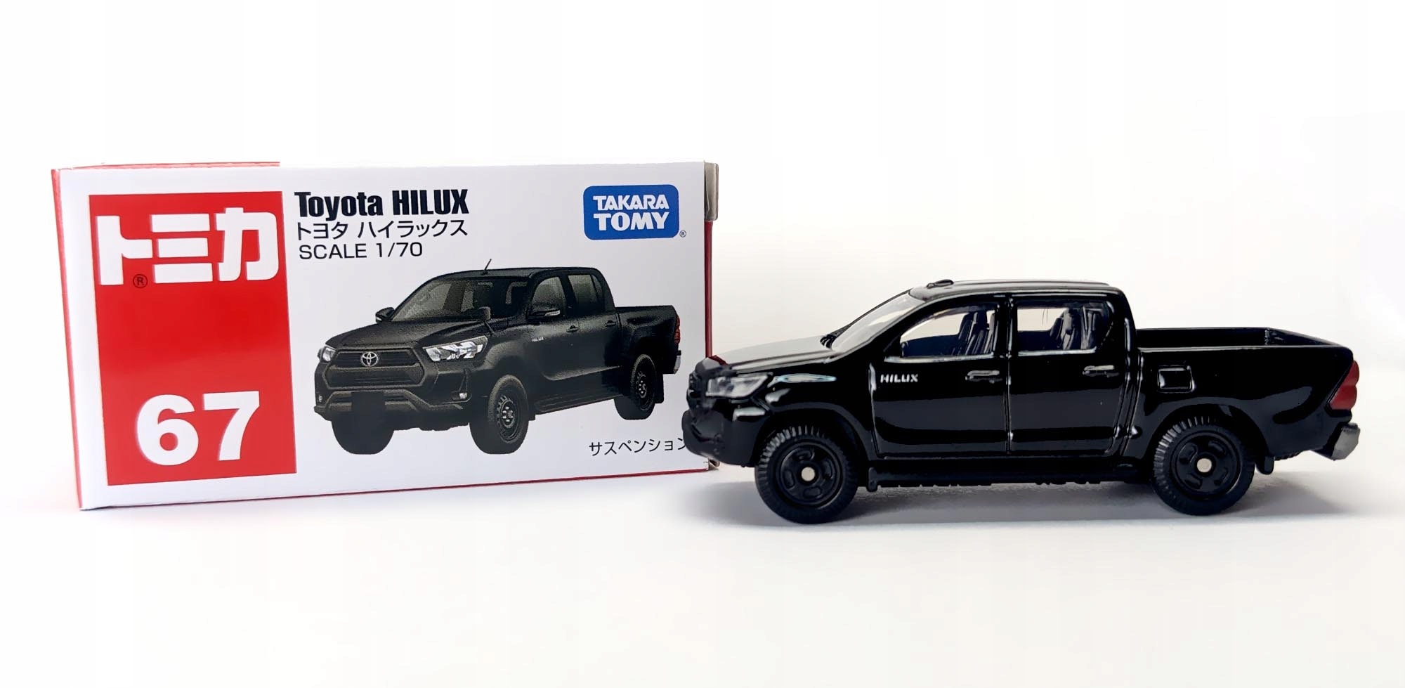 TOMICA TOYOTA HILUX #67 1/70 METALOWY