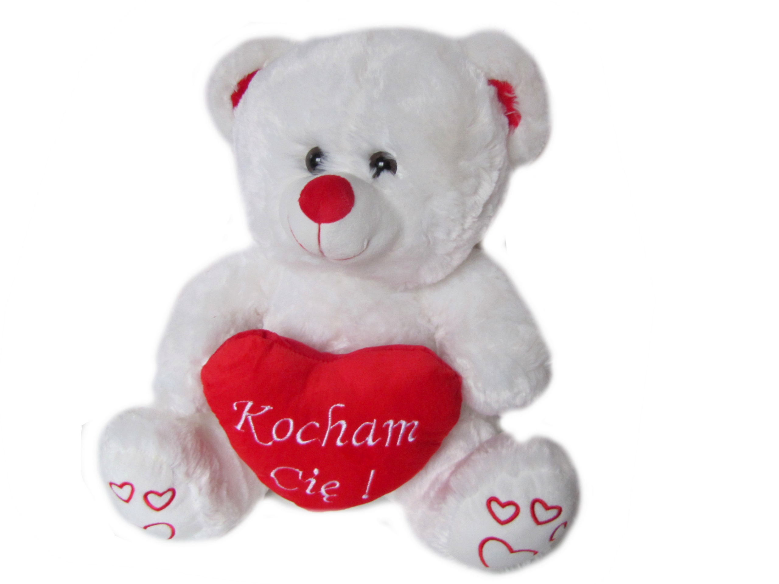 

duży Pluszowy Miś z sercem Maskotka Kocham Cię