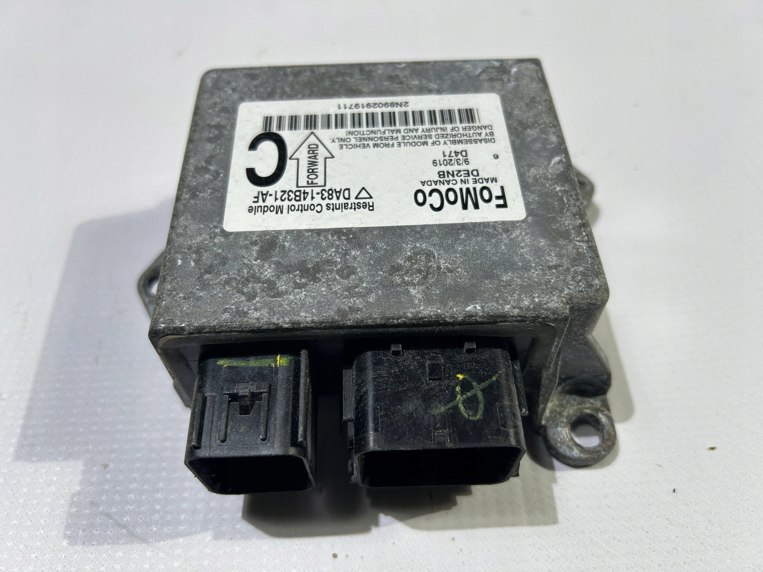 Module Unité de contrôle Airbag SRS Ford Flex 2013r