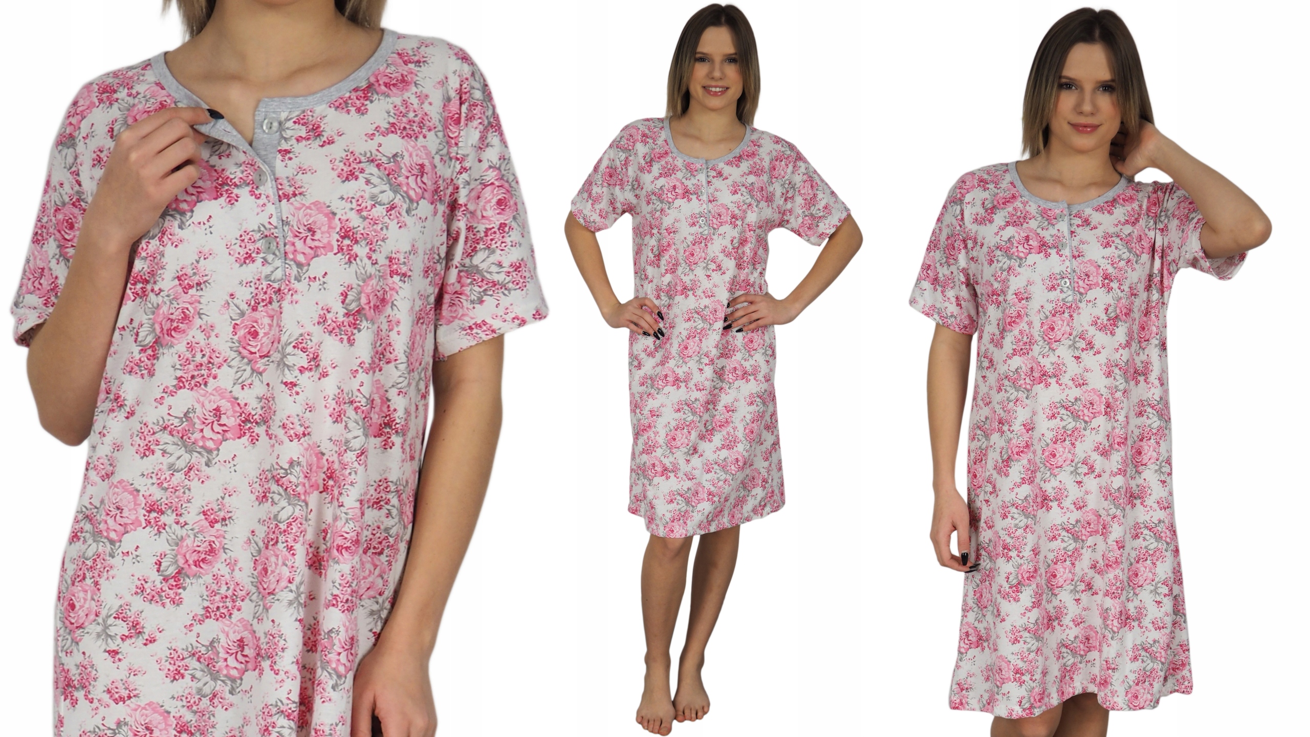 KOSZULA NOCNA XL 42 duża rozmiarówka wygodna L-XXL Marka Inna marka