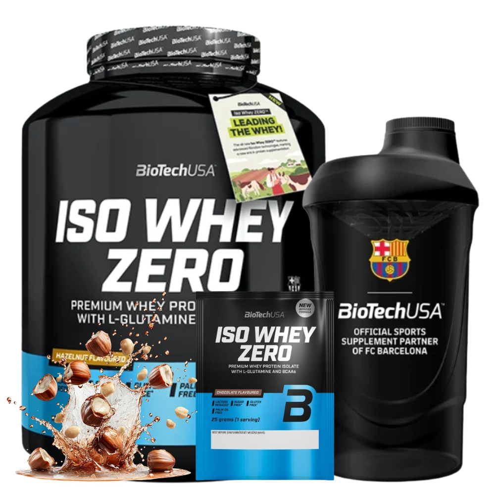 Biotech Iso Whey Zero 1816 G Šejkr 600 ml Biotech Iso Whey Zero 25 g