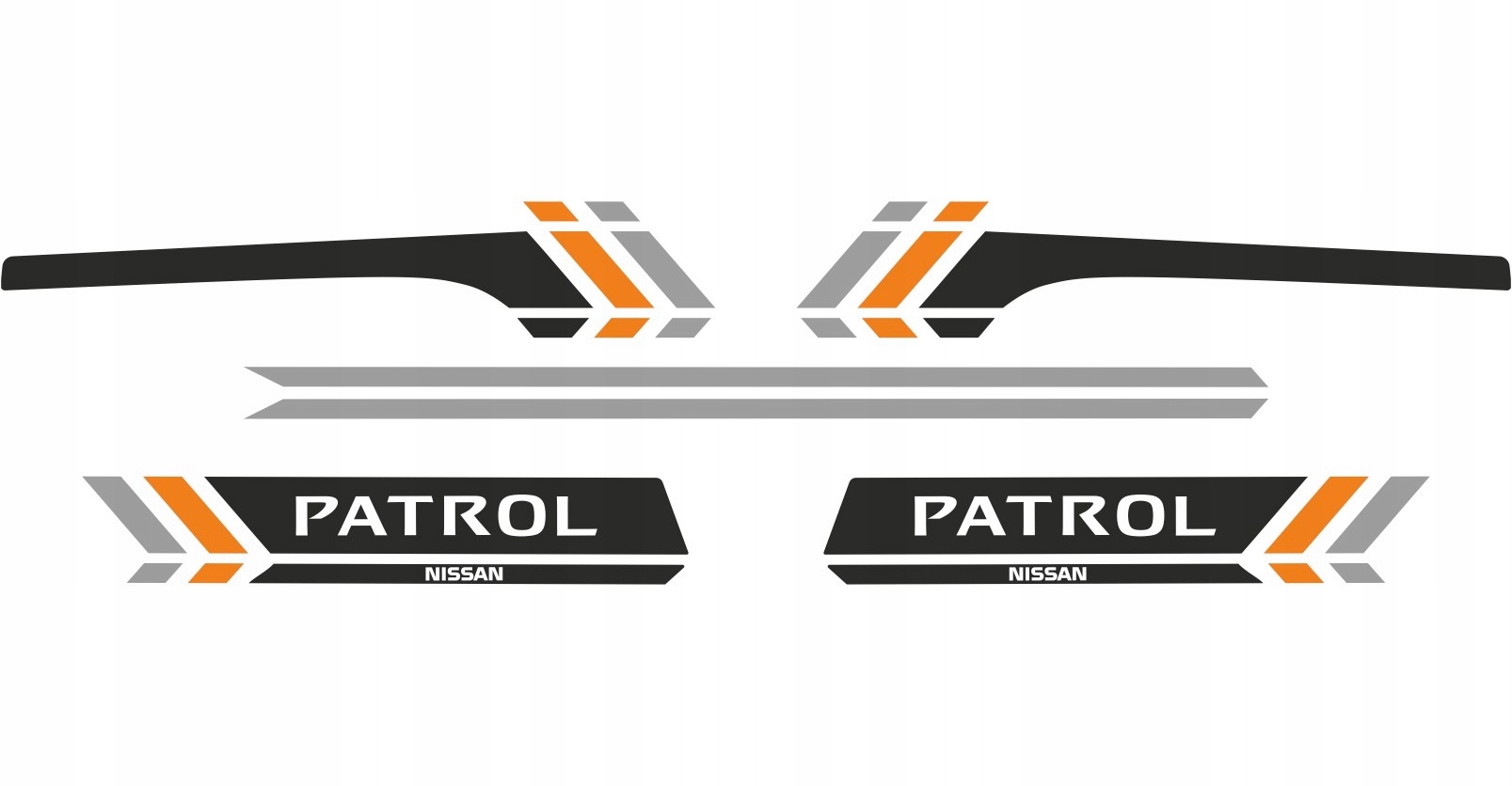 Samolepky na auto Nissan Patrol Y60