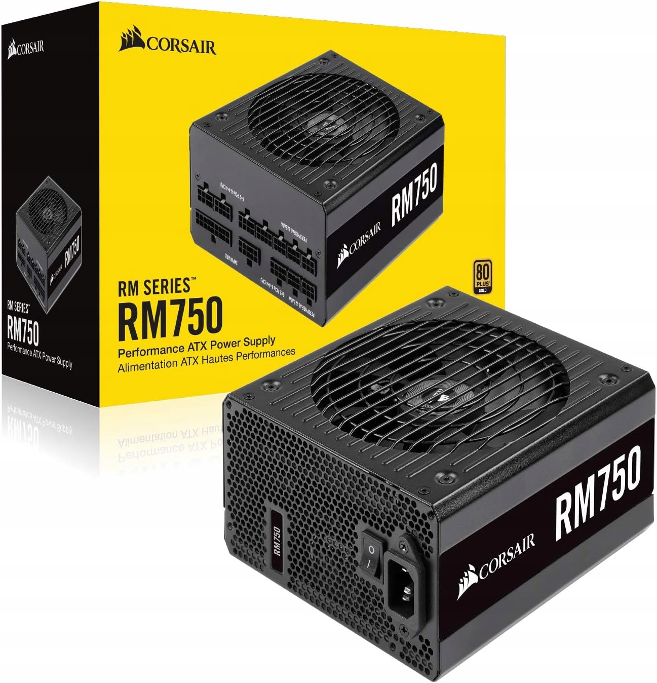 Zasilacz modularny Corsair RM750 Atx 750W 80 Plus Gold Psu CP-9020195-EU