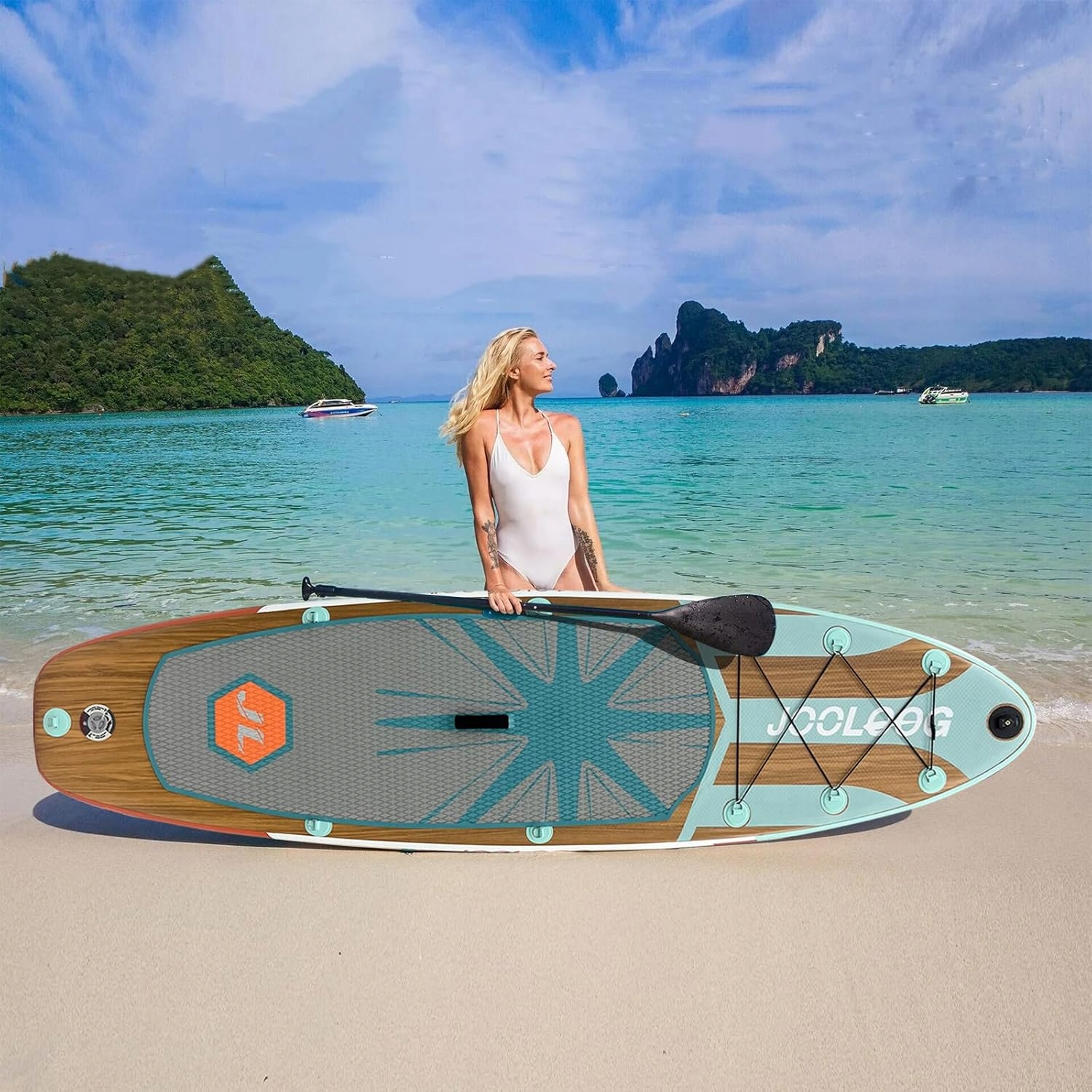 Jooloog Paddle Board, Надувна Sup Paddle Board