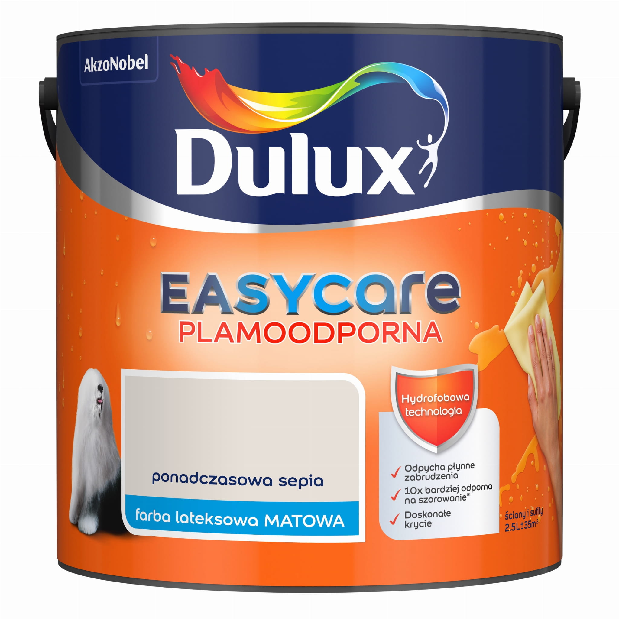 Dulux EasyCare barva Nadčasová Sepia mat 2,5L