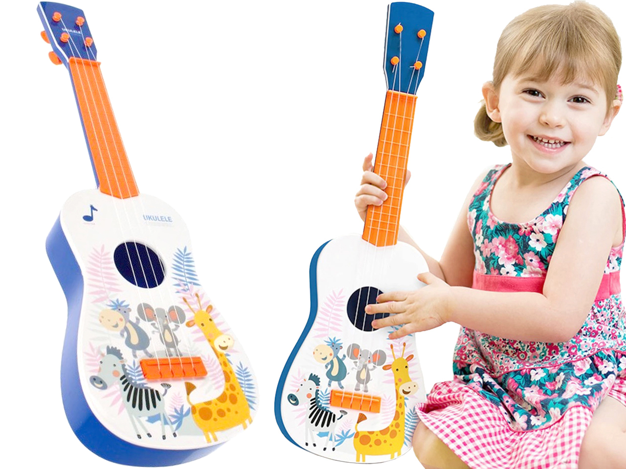 

Gitara Akustyczna Ukulele Zabawkowa Jak Prawdziwa