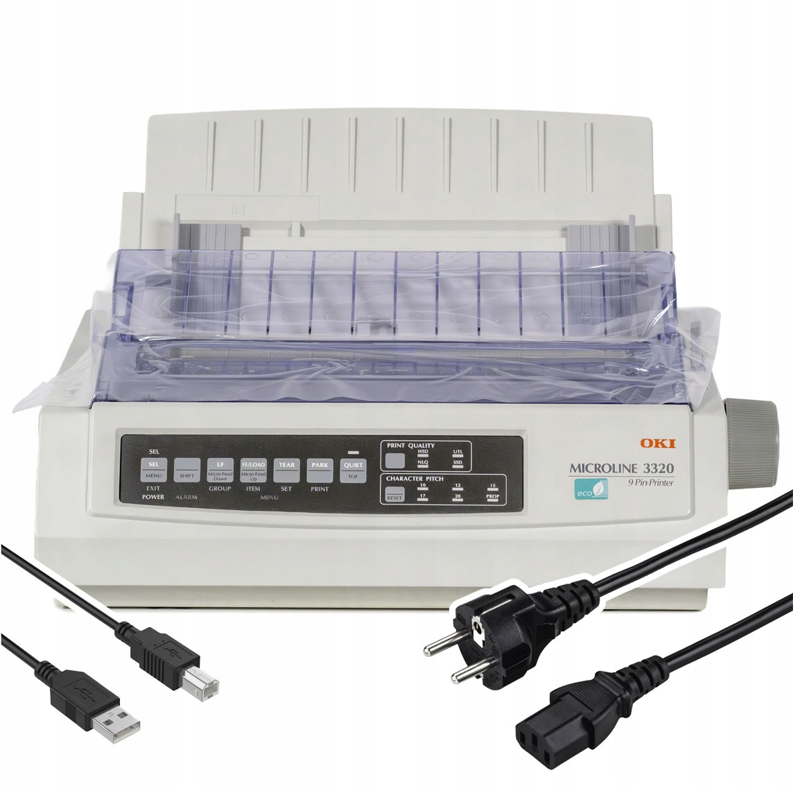 Odnowiona drukarka igłowa OKI MicroLine ML3320 Eco LPT USB