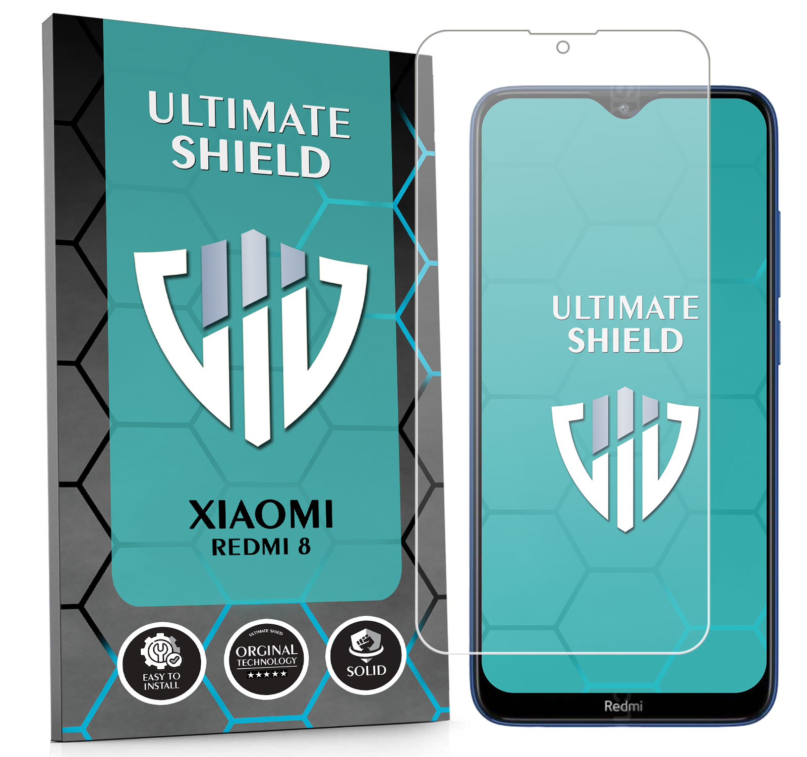 Sklo 3x Displej 7x Fotoaparát Objektiv Rychlý Pro Xiaomi Redmi 8