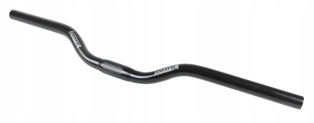 Aluminiowa Kierownica Gięta Mode 645 x 40mm Czarna