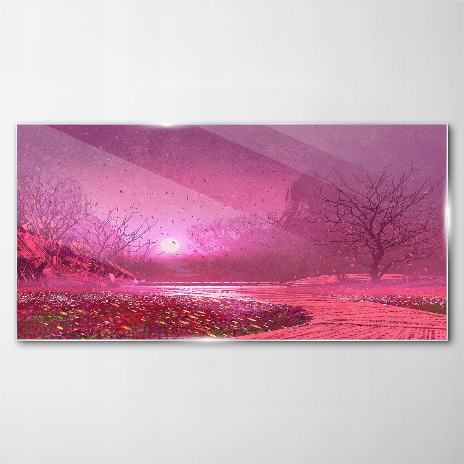 

Obraz na ścianę szklany Malarstwo drzewa 100x50 cm