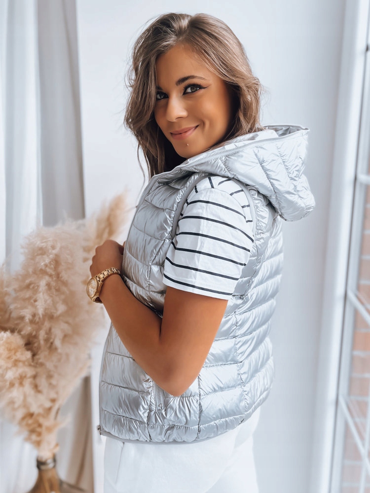 KAMIZELKA DAMSKA BEZRĘKAWNIK Z KAPTUREM roz. L Rozmiar L