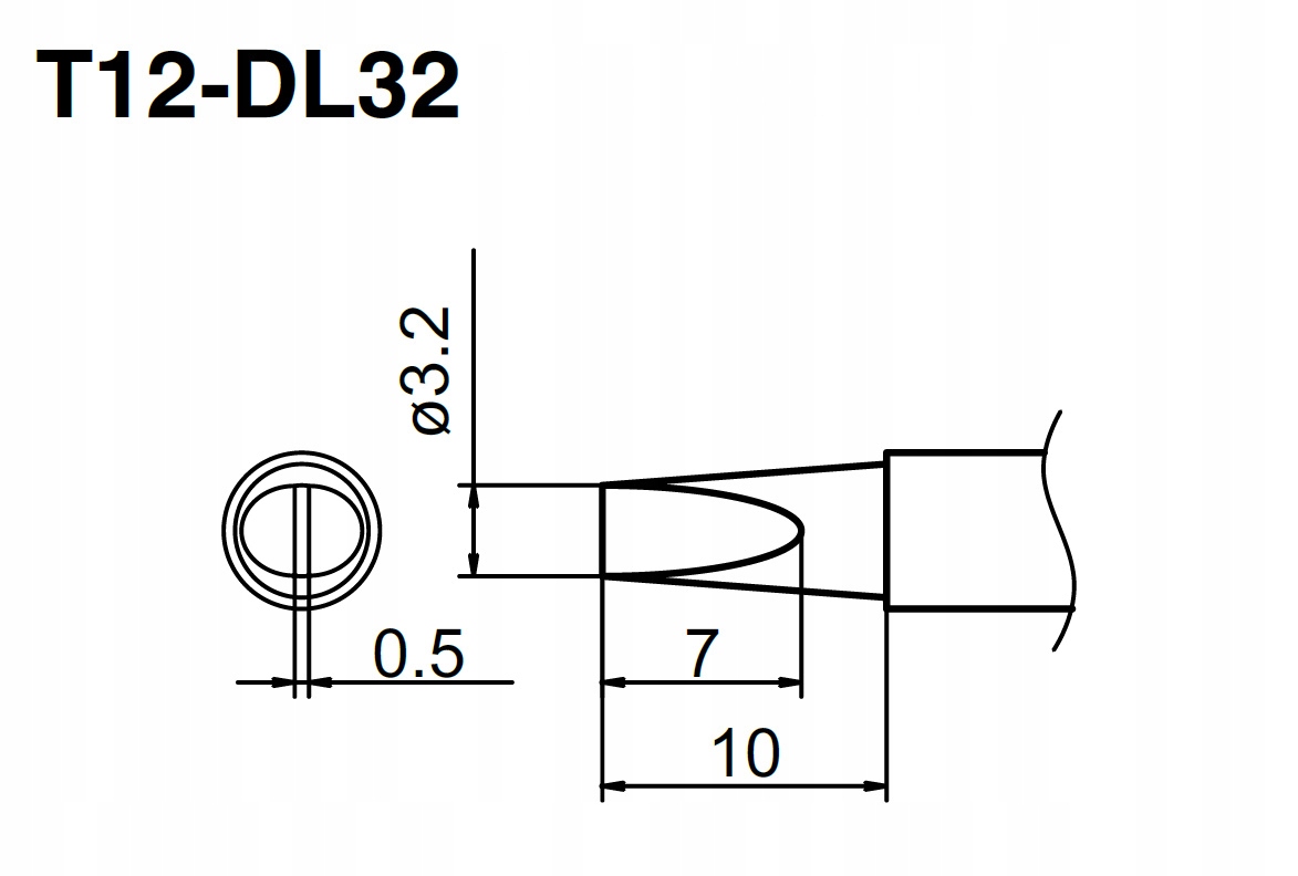 

Grot Do Lutownic Bakon Aoyue GM-951 Hakko T12-DL32