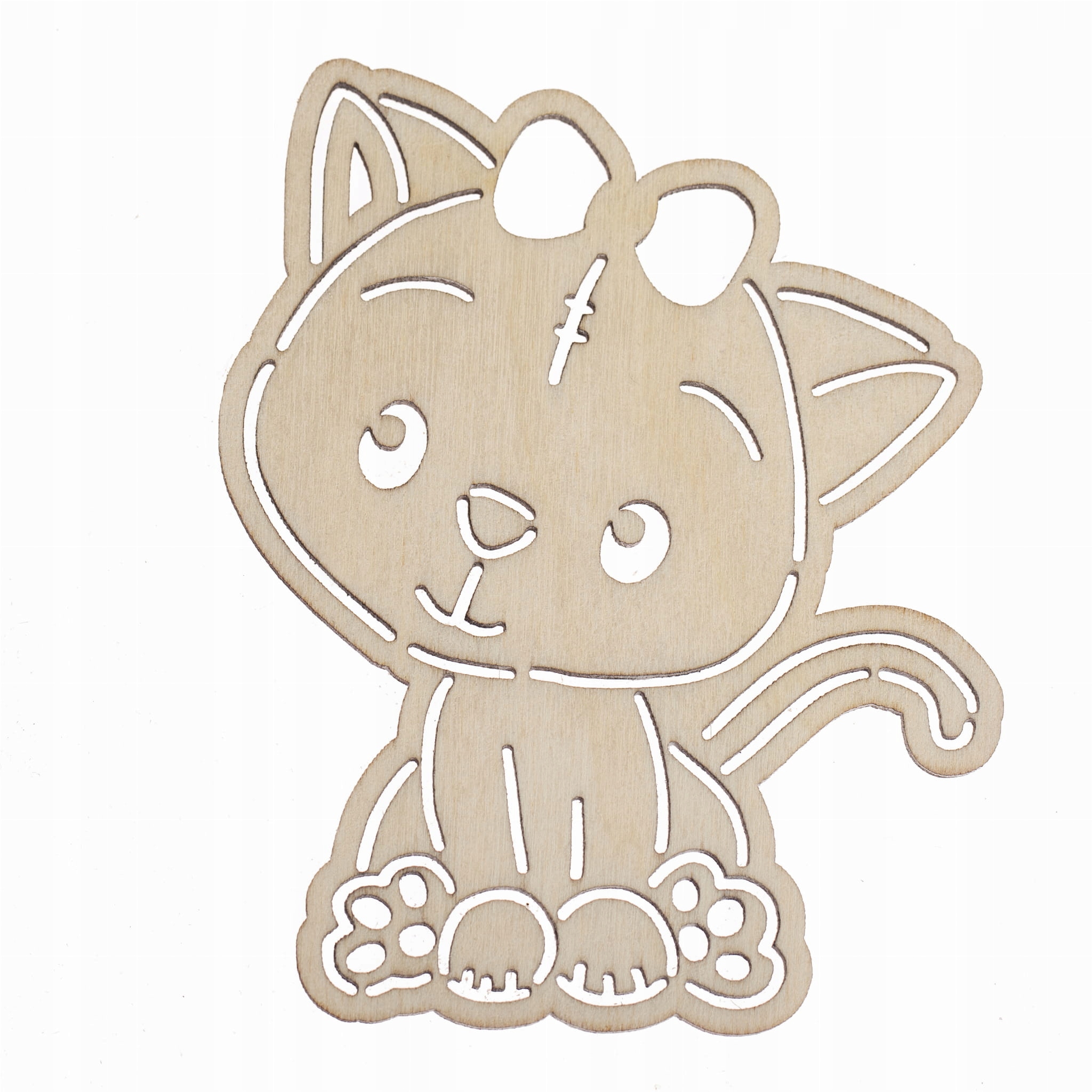 

Dekor do tablicy Kot kotek kotka 10cm sklejka Eko