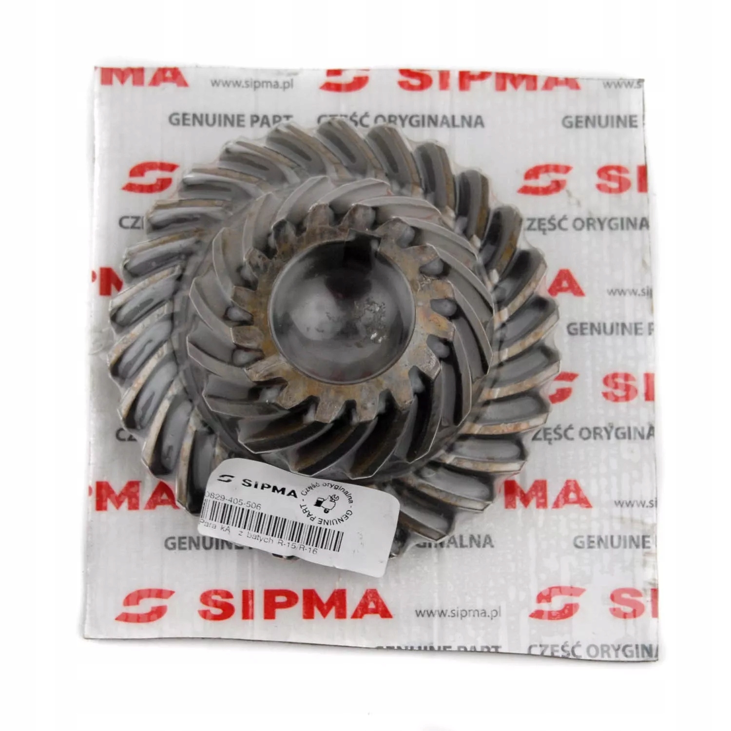 Para kół przekładni kątowej R15R16 prasa Sipma