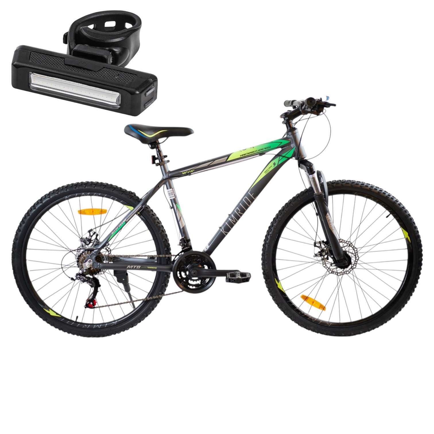 Rower 26 Cali Górski Mtb Rama 18 Cali Aluminiowa Amortyzowana na Komunię