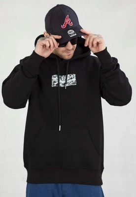 Mikina Diil S Kapucí White Camo černá