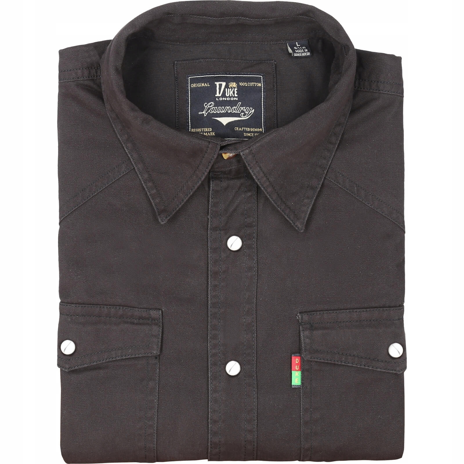 

Gruba koszula jeansowa Duke Black obw_kl_180