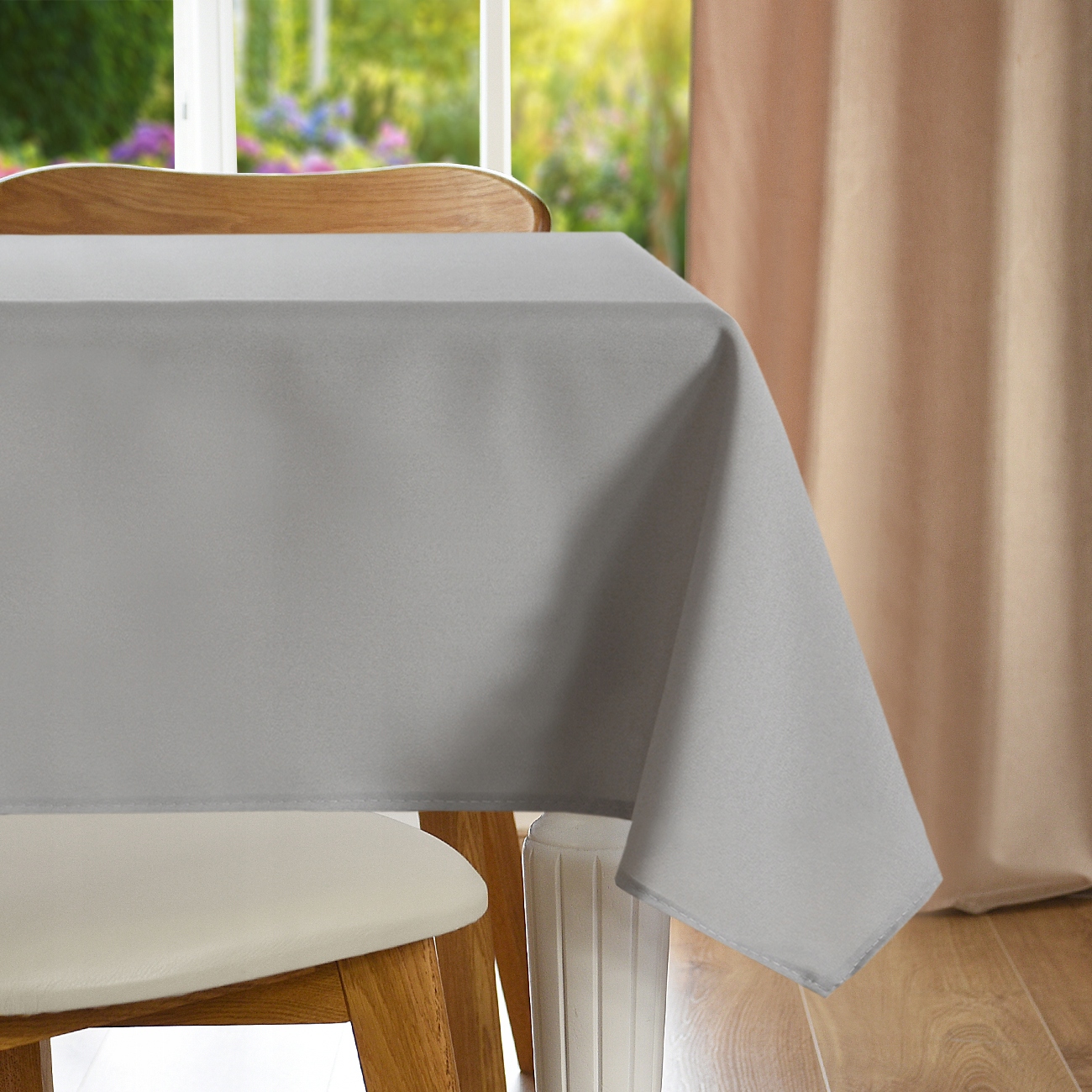 OBRUS MATOWY GŁADKI 140x220 GRUBY BIEŻNIK NA STÓŁ Kształt prostokątny