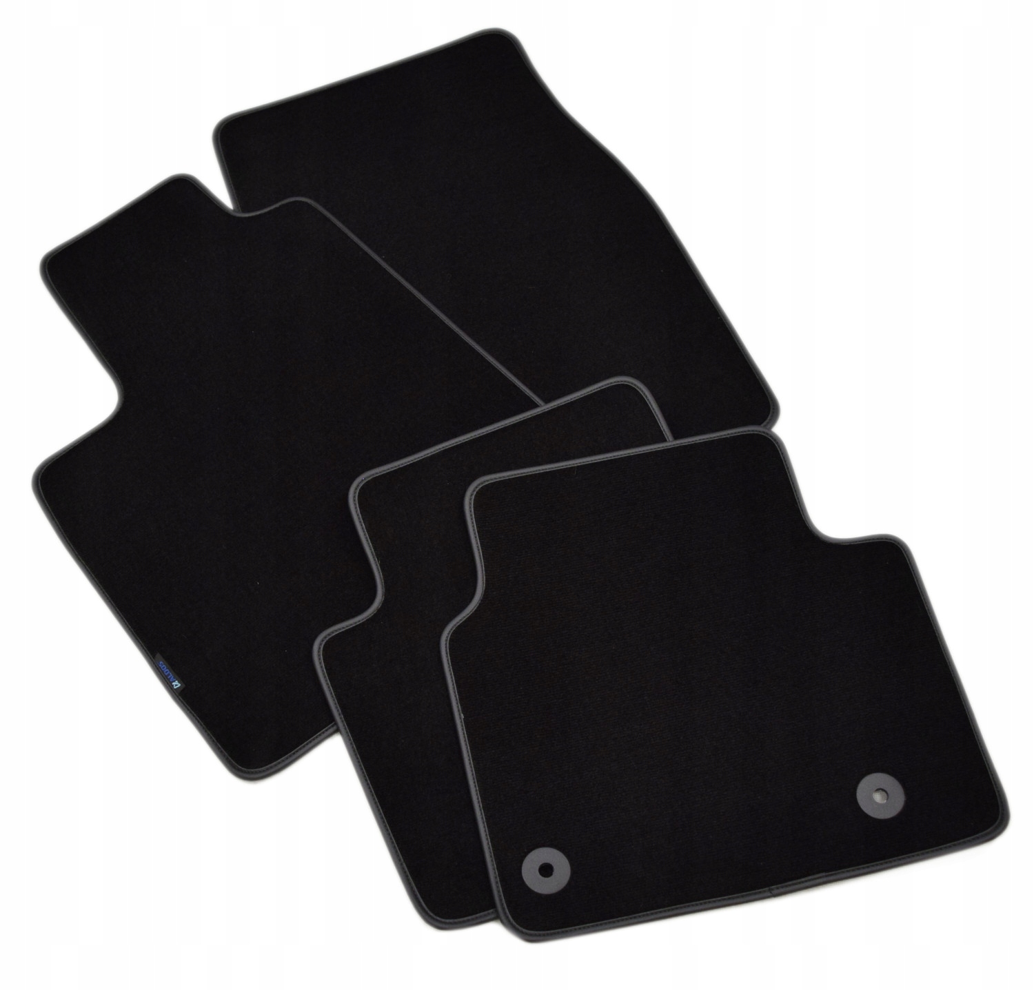 Czarne dywaniki welurowe Diamond, ALDOS- Jeep Grand Cherokee V WL od 2022r. Liczba elementów 4