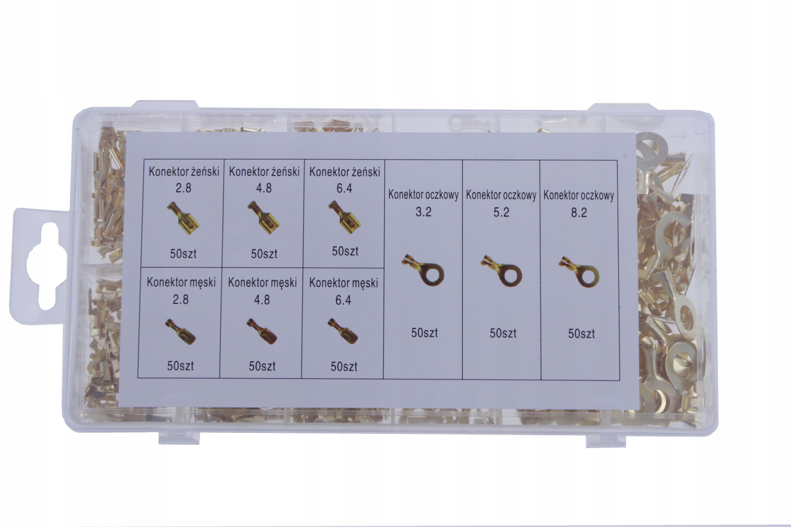 KONEKTORY ZESTAW KONEKTORÓW SAMOCHODOWYCH 450 SZT EAN (GTIN) 5906745603252