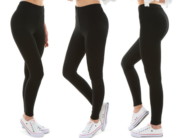 

F528 Bawełniane Legginsy Polski Producent r. M