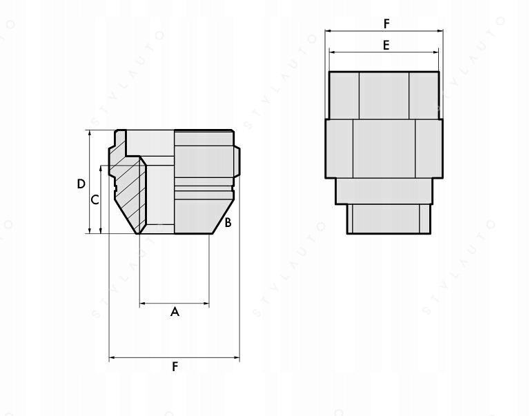 MCGARD LOCK NUTS FOR Porsche WHEELS