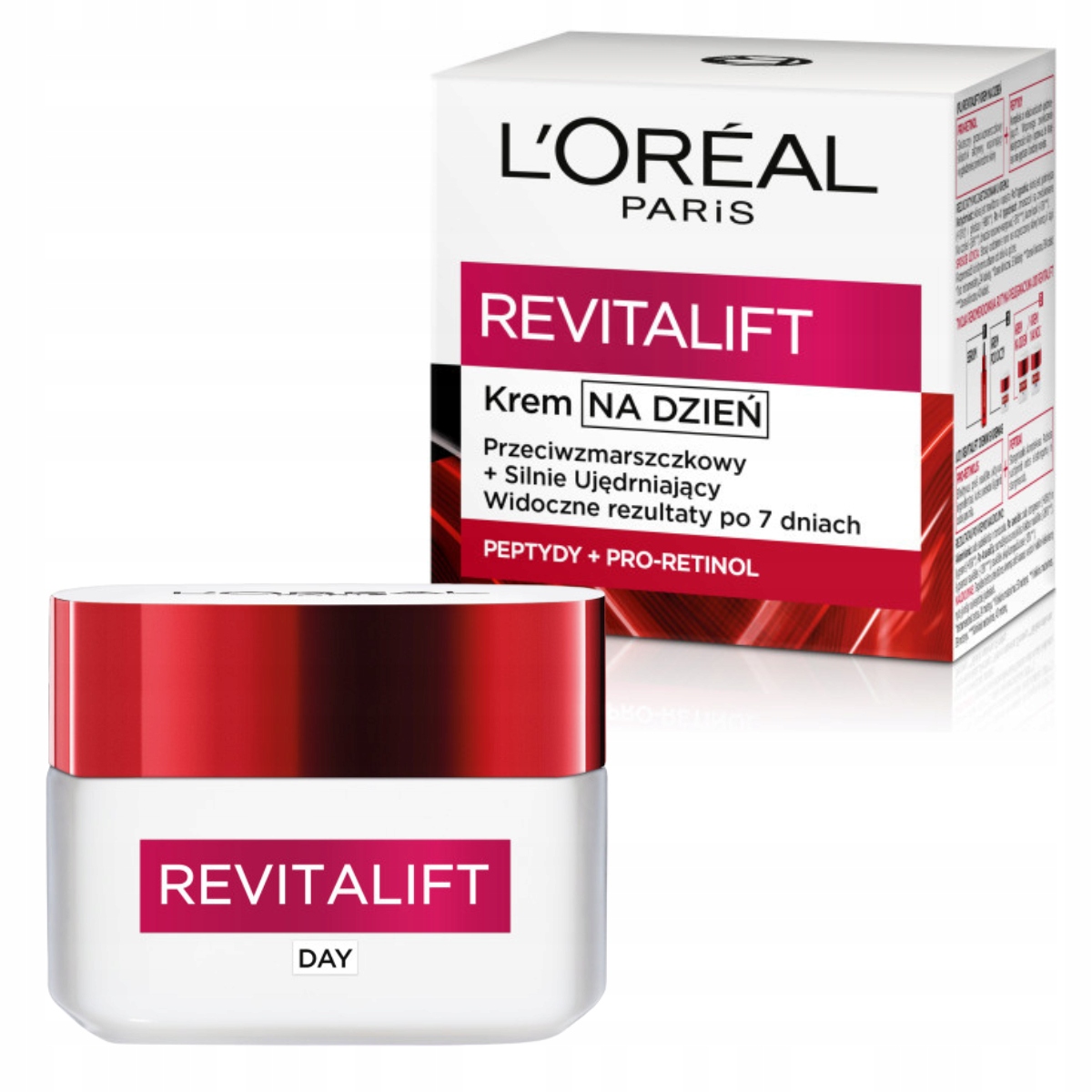 L'Oréal Revitalift Silný denní krém s pro-retinolem a peptidy 50 ml