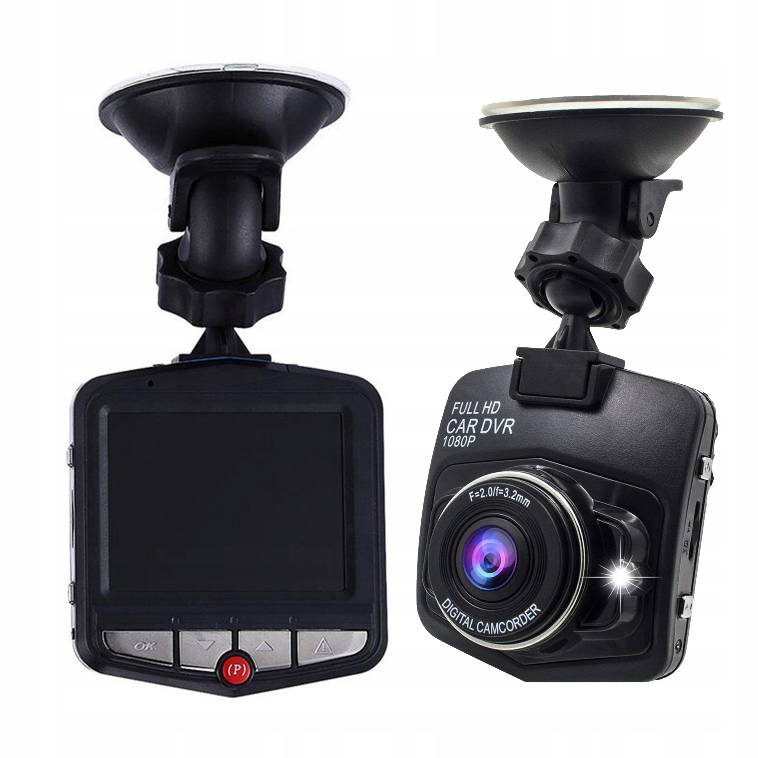 WIDEOREJESTRATOR SAMOCHODOWY PRZEDNI MAŁY JAKOŚĆ HD videoCAR S100 Model videoCAR-S100