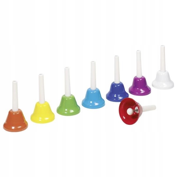 Goki Handbells zvonky s rukojetí diatonická sada 8 zvuků