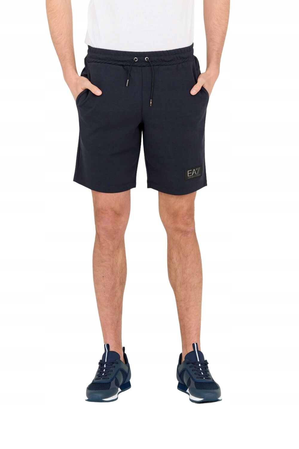 EA7 Tmavě modré pánské teplákové kraťasy XXL
