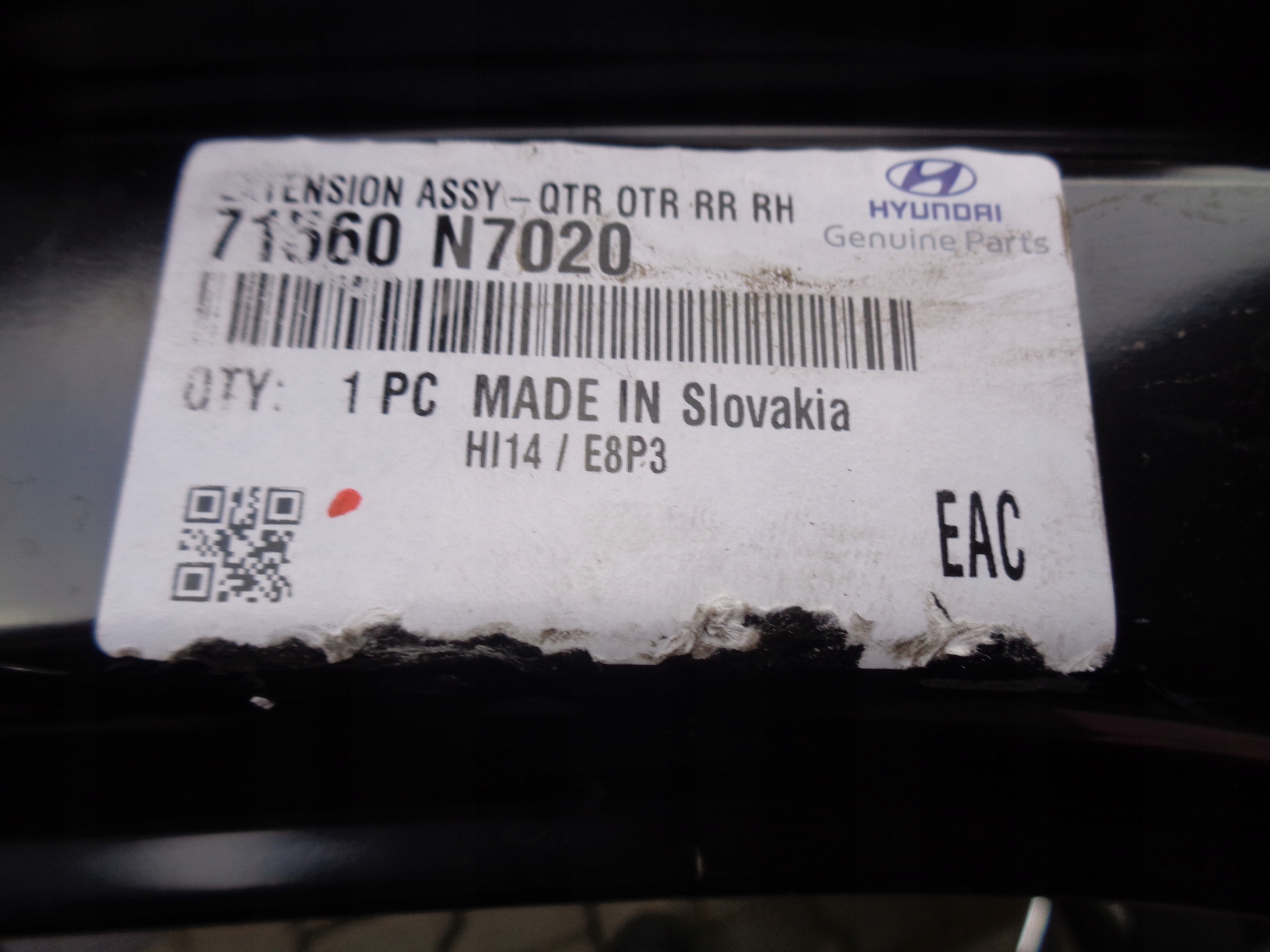 pillar right rear OKULAR HYUNDAI TUCSON IV 20