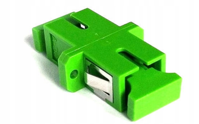 Adapter światłowodowy SC/APC Simplex z zaślepką