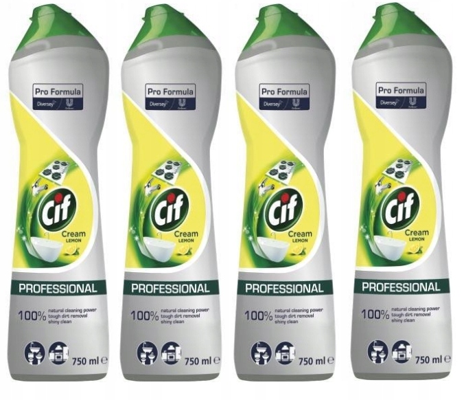 

Cif Professional mleczko 750ml Lemon Zestaw 4szt