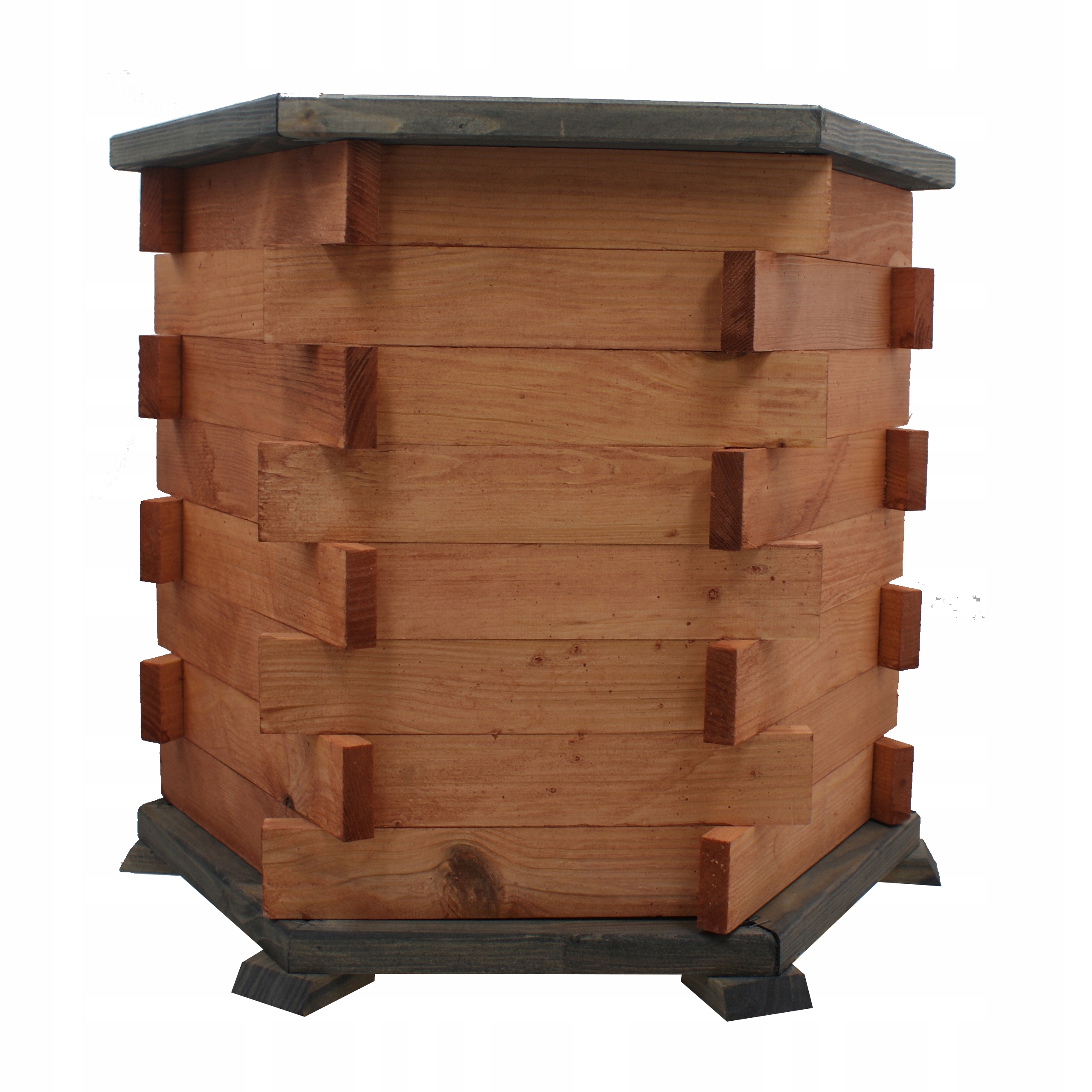 

Donica na kwiaty duża kwietnik z drewna do ogrodu