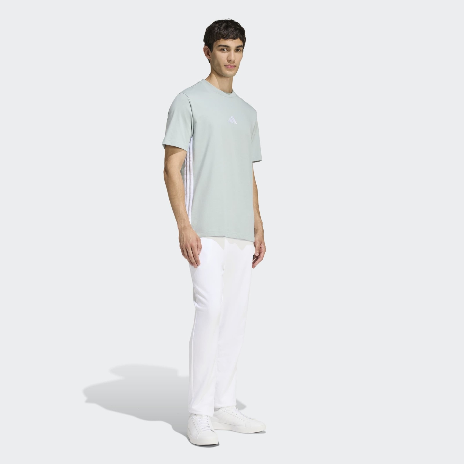 Pánské triko adidas Essentials Three Stripes Single Jersey Tee