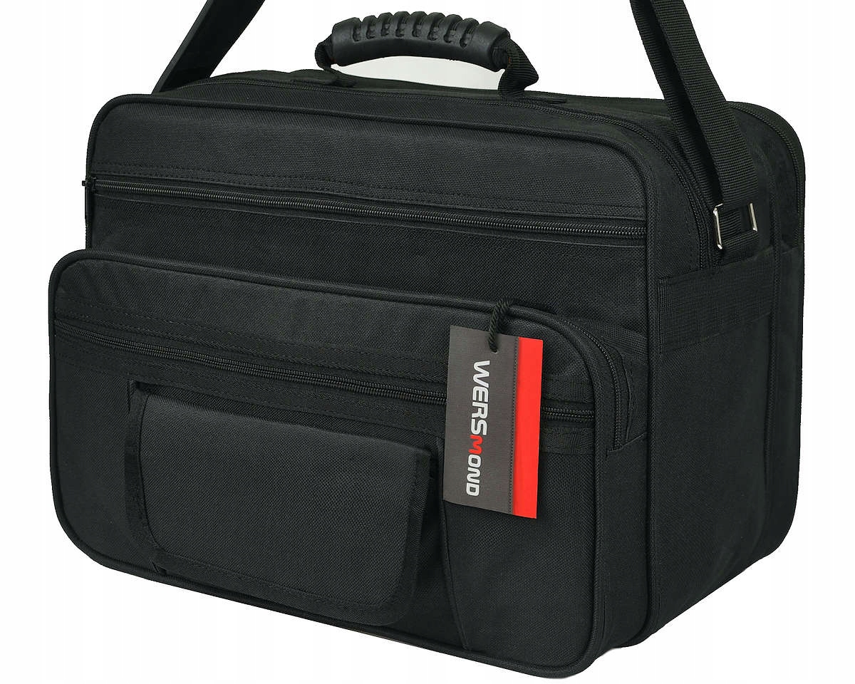 TORBA MĘSKA TECZKA na ramię śniadanie do pracy Wzór dominujący bez wzoru