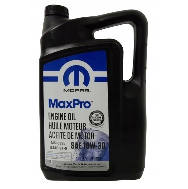 OLEJ MOPAR 10W30 5L RAM CHRYSLER DODGE JEEP