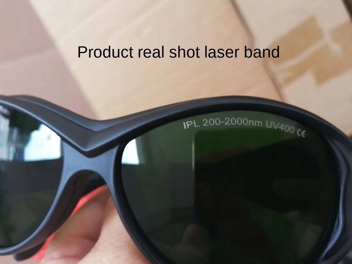 OKULARY OCHRONNE DO DEPILACJI LASEROWEJ LASERA IPL Kolor dominujący czarny