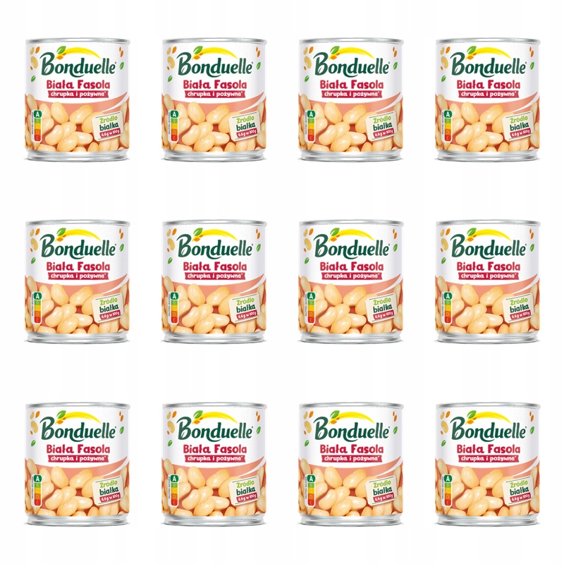 Bonduelle Bílá fazole křupavá a výživná 175/125 g X12