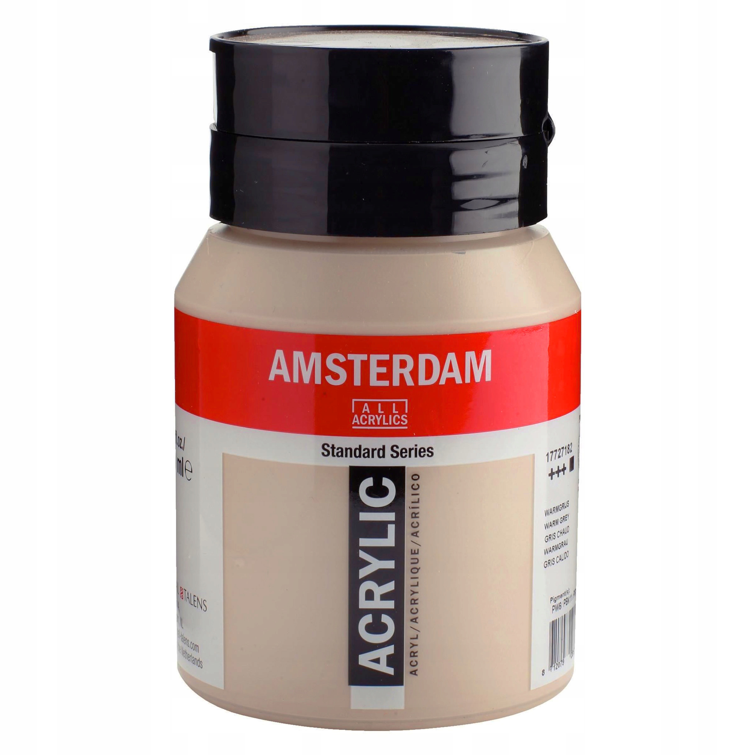 Barva akrylová Amsterdam Pewter, 500 ml