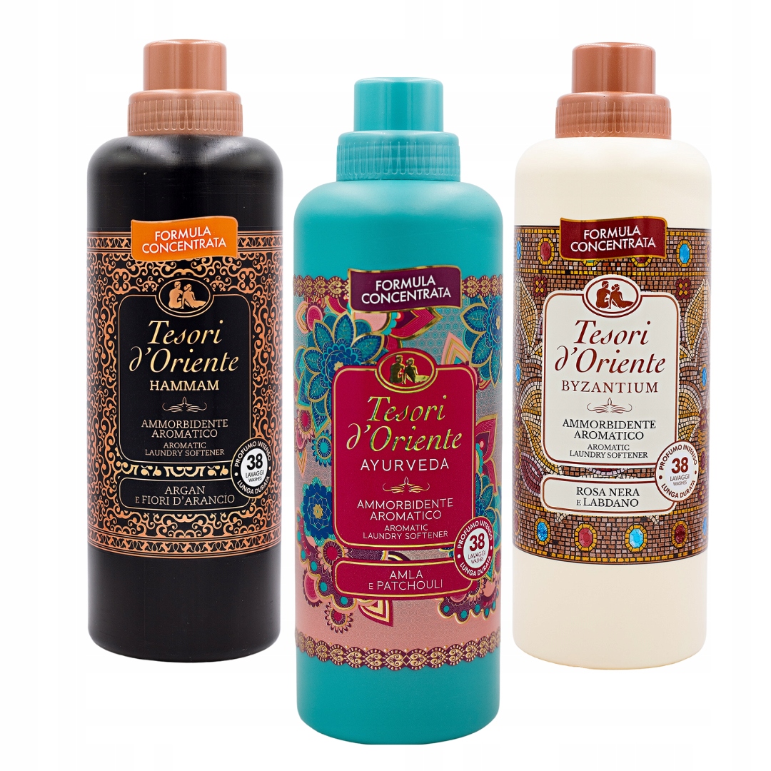 Levně Sada Tesori d'Oriente 3x Tekutá aviváž 760 ml Bah