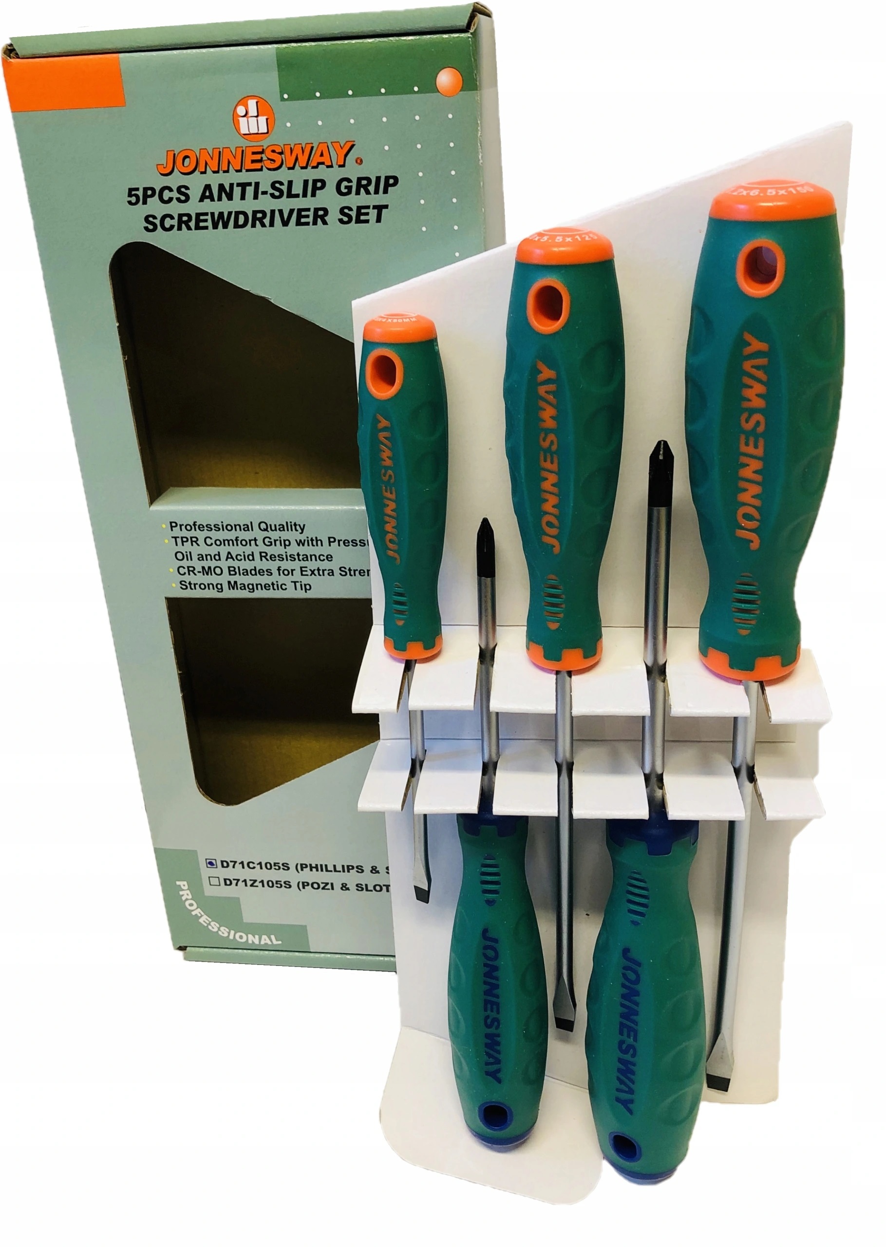 Kpl. wkrętaków 5szt. D71C105S Jonnesway Marka Jonnesway
