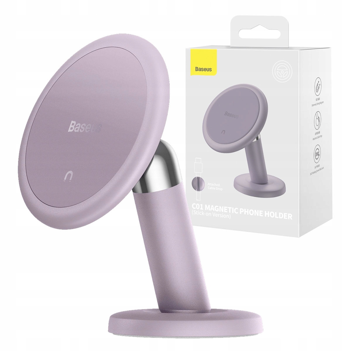 

Uchwyt Magnetyczny Samochodowy Na Kokpit Baseus