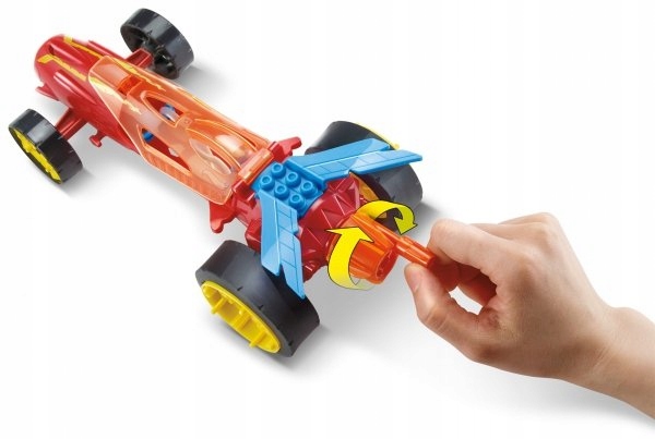 HOT WHEELS NAKRĘCIAKI WYŚCIGÓWKI NA GUMKI CZERWONY Model Hot Wheels Autonakręciaki wyścigówki