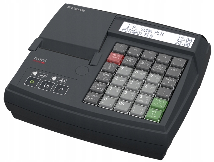 KASA FISKALNA ELZAB MINI ONLINE FISKALIZACJA ROLKI PROGRAMOWANIE KASY Producent Elzab