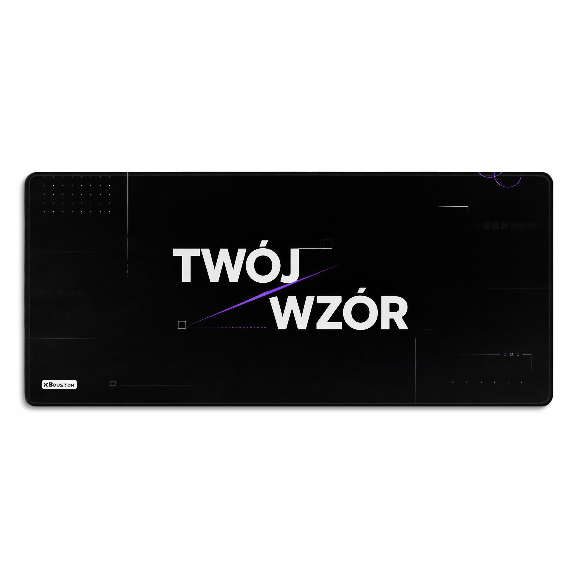 Duża Podkładka Mata Pod Myszkę Mysz Twój Wzór 90x40cm 4mm-Grubość KBcustom