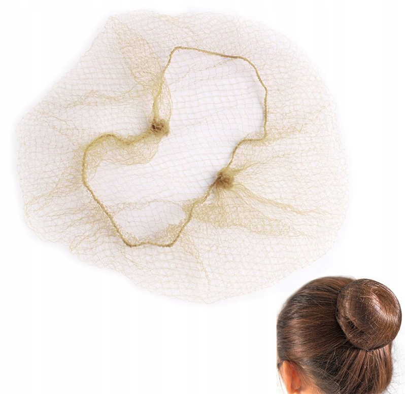 NIEWIDOCZNA SIATKA NA WŁOSY NA PERUKĘ ELASTYCZNA BLOND