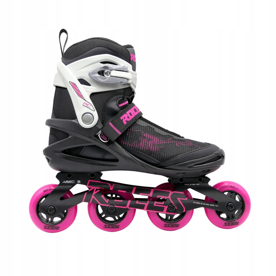 Roces Kolečkové brusle Roces Pic X Woman Black/Pink, 5.0, 39, 4x, 80