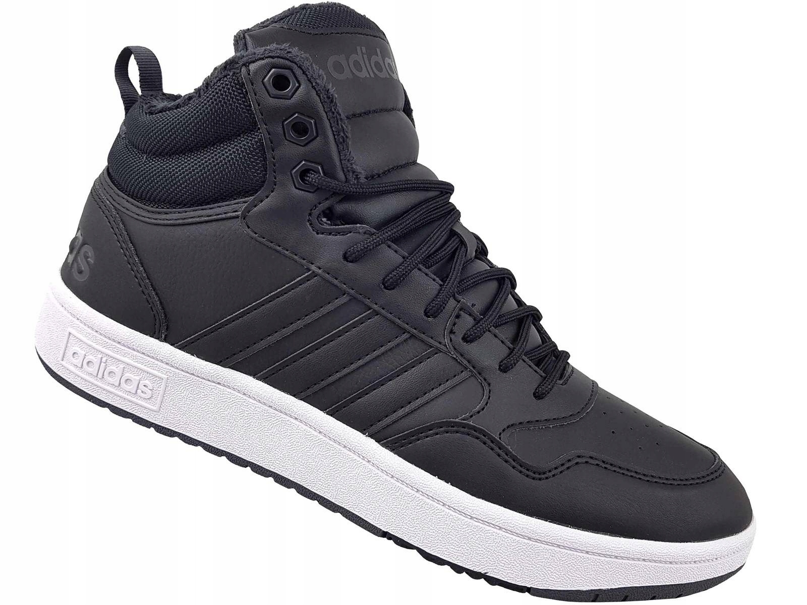 

Adidas Hoops MID GZ6679 Wysokie Czarne Ocieplane